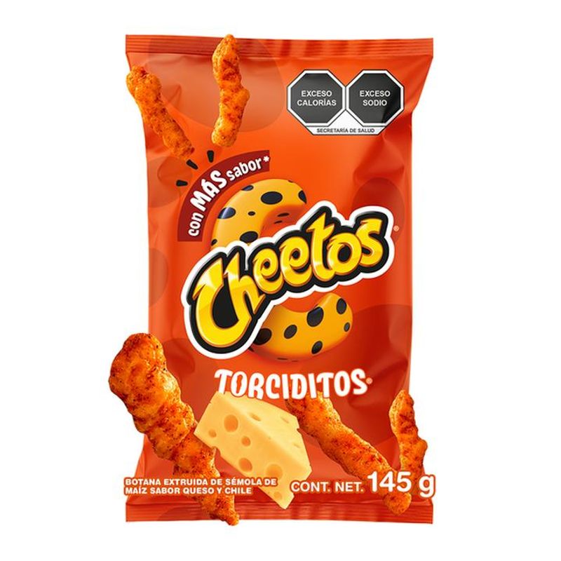 Sabritas Cheetos Torciditos Sabor Queso 145 G H E B México