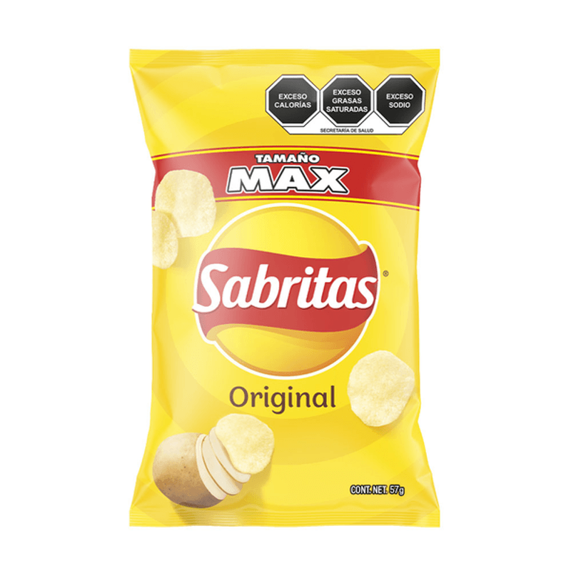 Sabritas Papas Fritas Original 57 G - H-E-B México