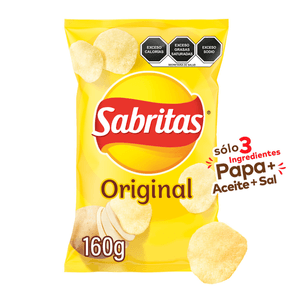 Papas Fritas Original Sal 160 g