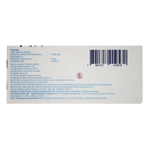 Edarbi 40 Mg 14 Tab Azilsartan Medoxomilo 14 Pz