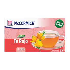 McCormick Té Rojo con Antioxidantes 25 pz