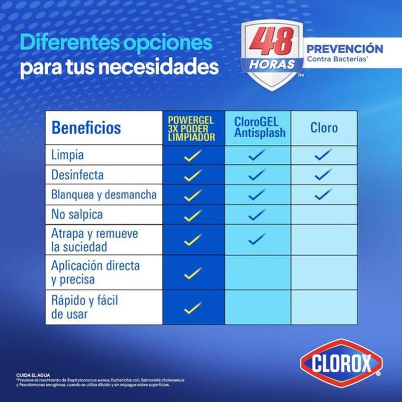 Clorox Blanqueador En Gel Magia Floral 930 Ml - H-E-B México