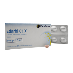 Edarbi Cld 80/12.5mg Tabletas 28 Pz