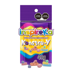 Pastillas de Dulce Inspireka Konstru-Y 1 pz