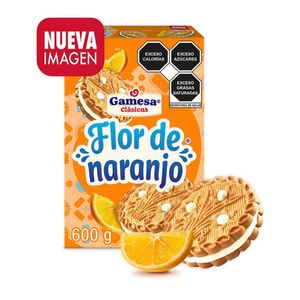 Galletas Clásicas Flor de Naranjo 4 paketines 600 g