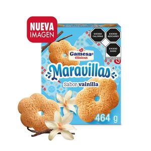 Galletas Maravillas Vainilla 4 paketines 464 g