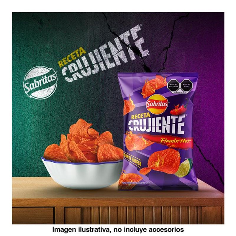 Sabritas Papas Fritas Flamin' Hot Receta Crujiente 170 G - H-E-B México