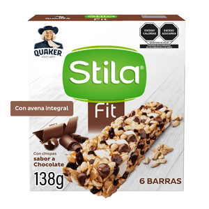 Barras de Avena Stila Fit Sabor Chocolate 138 g