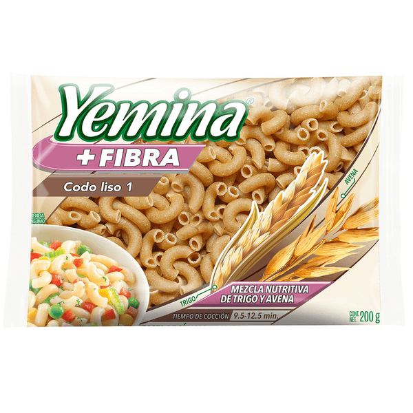 Yemina Sopa De Codo No1 Más Fibra 200 G H E B México 