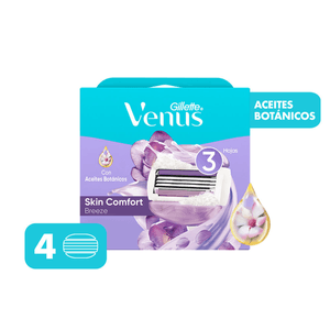 Cartucho de Rastrillo para Mujer Gillette Venus Breeze 4 pz