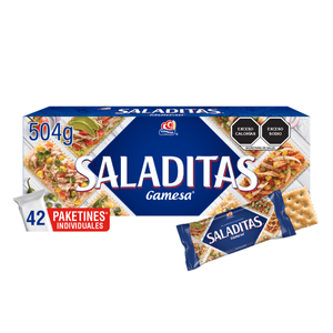 Galletas Saladitas Clásicas 42 paketines 504 g