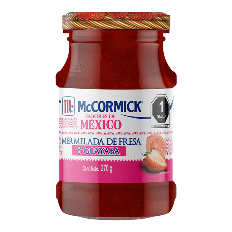 MERMELADA DE FRESA McCORMICK FRASCO 270 GR.