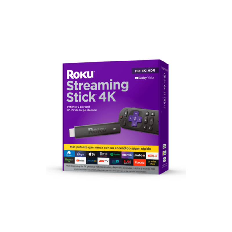 Unboxing reseña español Roku Streaming Stick 4k 3820MX 4k Dolby