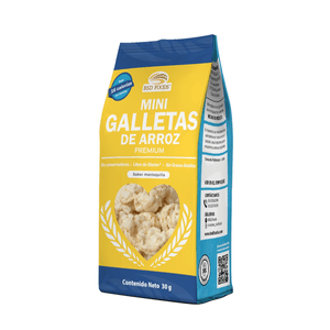 Mini Galletas de Arroz Sabor Mantequilla 30 Gr