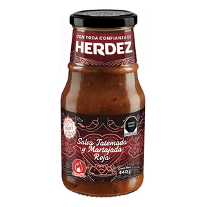 Herdez Salsa Tatemada y Martajada Roja 440 g