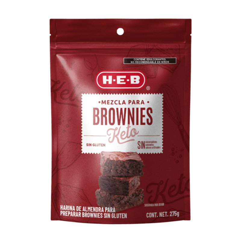 HEB Harina Brownies Keto 275 g - H-E-B México