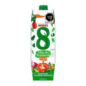 Herdez Jugo de 8 Verduras Original 1 L