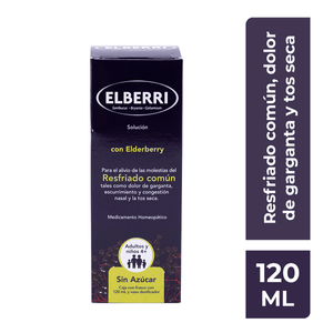 Elberri con Eldelberry Sin Azucar 120 ml