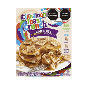 Cinnamon Toast Crunch Harina para hotcakes con trozos de cereal y canela 442 g