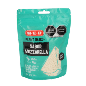 HEB Queso Vegano Sabor Mozzarella 200 g