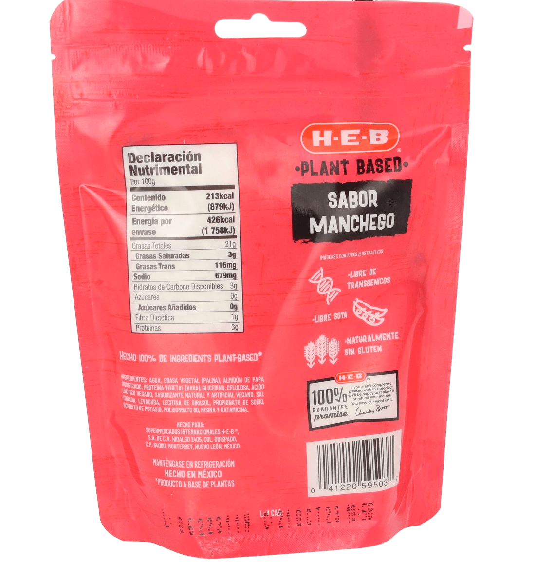 HEB Queso Vegano Sabor Manchego 200 g HEB México