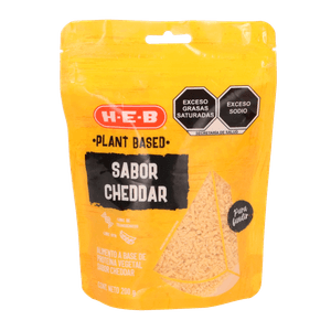 HEB Queso Vegano Sabor Cheddar 200 g