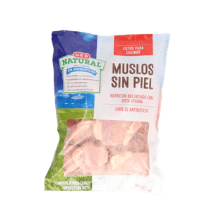 HEB Natural Muslos de Pollo sin Piel IQF 1 kg