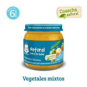 Gerber Papilla Et 2 Vegetales Mixtos 113 g