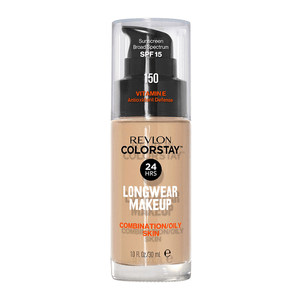 Maquillaje Líquido Revlon ColorStay Make Up Piel Mixta a Grasa Tono 150 Buff 30 ml