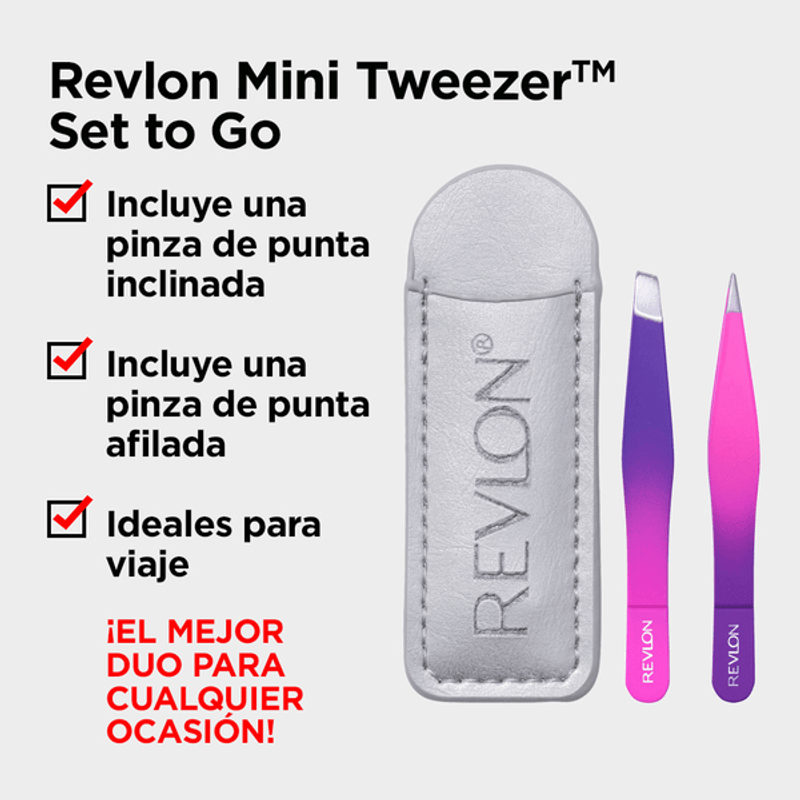 Revlon Mini Tweezer Set To Go - Revlon