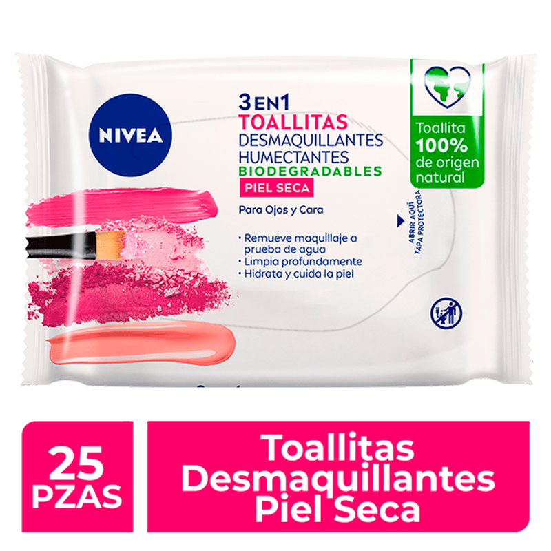 Comprar Toallas Desmaquillante Micelares Nivea Agua De Rosas, Cara