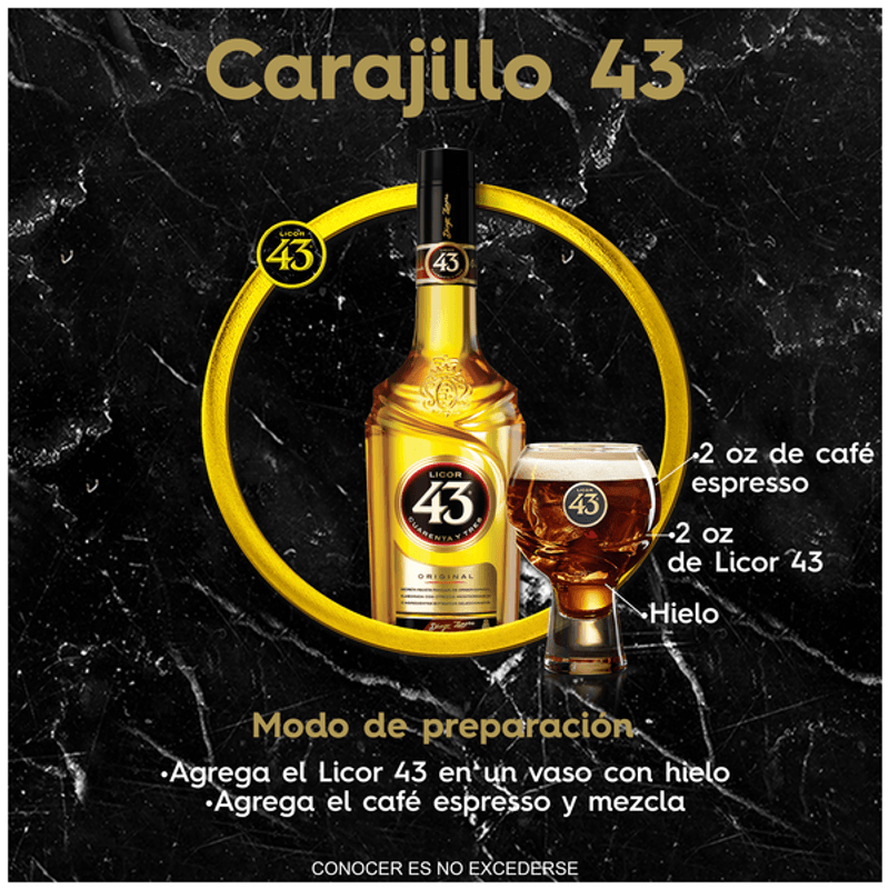 Licor 43 Bebida Preparada Carajillo 285 Ml - H-E-B México