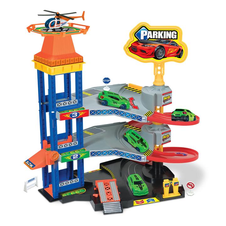 Express Wheels Metro Town Parking Garage Play Set HEB México