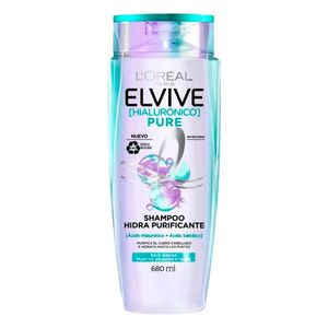 Loreal Elvive Hyaluron Pure Shampoo 680 ml