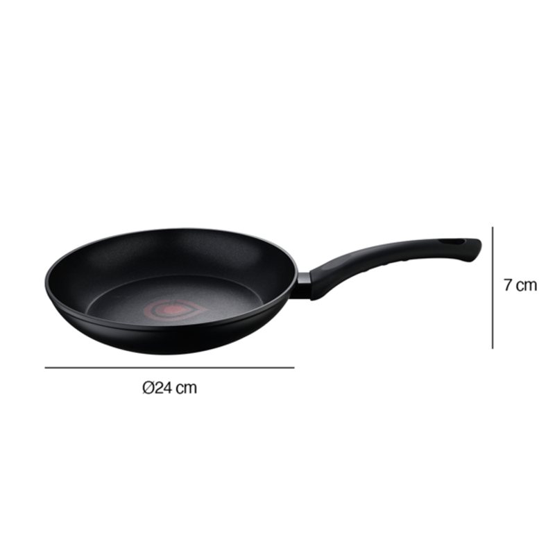 Sartén Aluminio TEFAL Titanium 24 cm - Negro