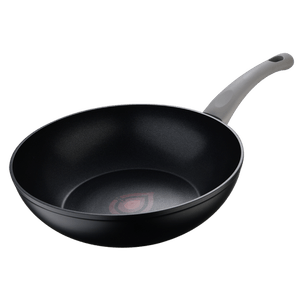 Sartén Wok de Aluminio Forjado Kitchen & Table Gris con Punto de Calor 26 cm