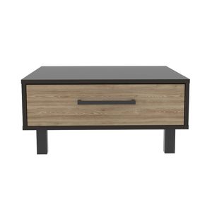 Mesa De Centro Excelsior Kaia Color Wengue Con Miel