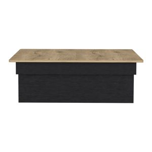 Mesa De Centro Excelsior Slide Color Wengue Con Miel