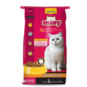 ALIMENTO PARA GATO 1KG MISY GM1