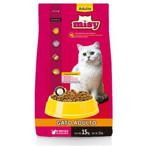 ALIMENTO PARA GATO 15KG MISY GM15