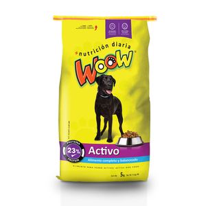 ALIMENTO PARA PERROS ACTIVO 5KG WOOW WA5