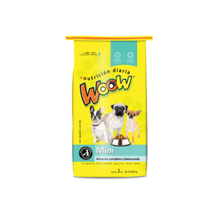 ALIMENTO PARA PERROS MINI 3KG WOOW WM3