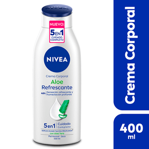 NIVEA Crema corporal humectante aloe vera para piel normal a seca 400 ml