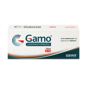 Gamo 20 Mg 28 Tab Levopantoprazol 28 Pz