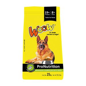 ALIMENTO PARA PERROS PRO NUTRITION 25KG WOOW WE25