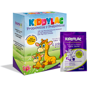 Kiddylac Pro Y Prebioticos Vainilla 6 Sobres 6 Pz