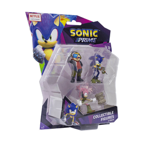 Figuras Sonic 3 Pack 2.5 Pulgadas 1 Pz