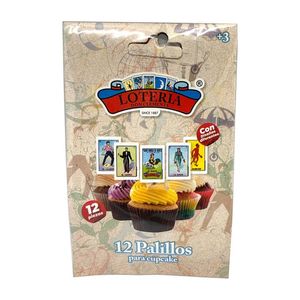 Palillos Loteria Mexicana (12) 5 Pz