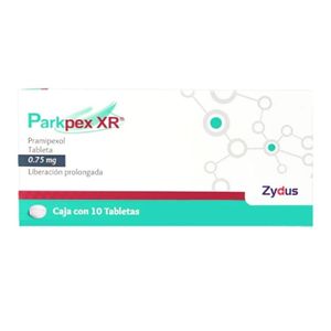 Parkpex Xr Lp 0.75 Mg 10 Pzas Pamiprexol 10 Pz