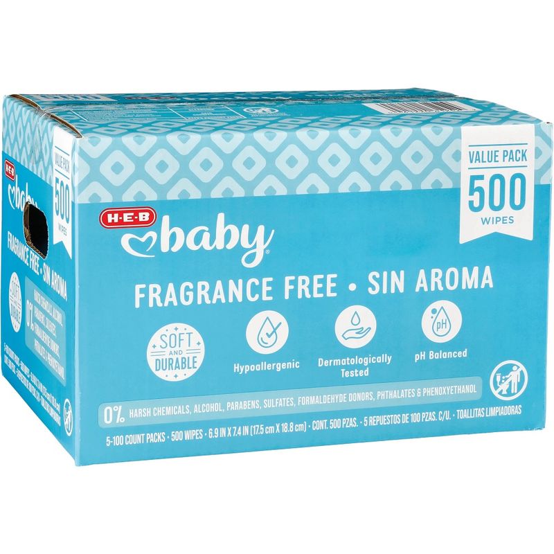 HEB Baby Toallitas 99.5% Agua 100 pz - H-E-B México